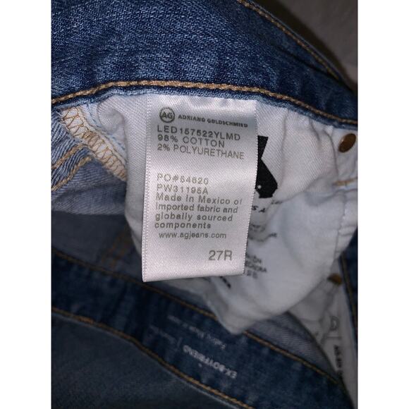 AG Adriano Goldschmied Ex Boyfriend Jeans Women’s Size 27 Slim Full Length - Picture 4 of 4